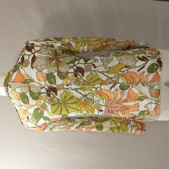 Maliparmi Wild Mod Print Lightweight Cotton Blazer Jacket Tropical Colorful Fun - Picture 5 of 14